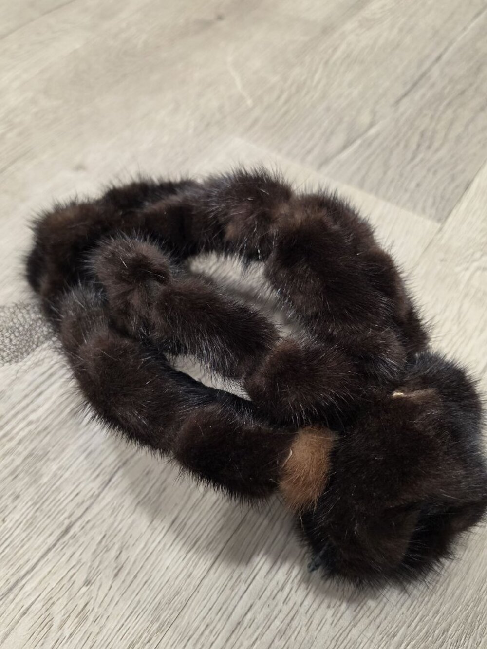 Vintage Jogant Mink Fur hat With Netting (netting broken)